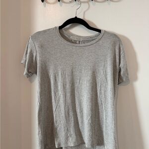 Joah Brown Light Gray V-Neck Tee